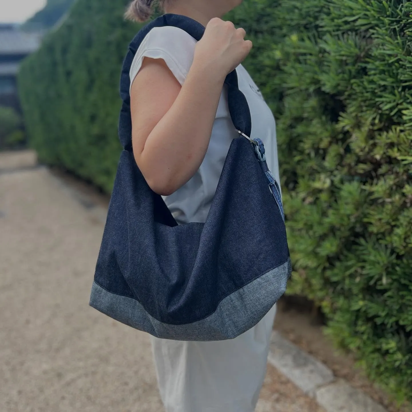 2つのデニムバッグ